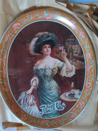 Vintage vassoio pepsi cola - vassoio,