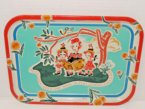 Vassoio metallo vintage - vassoio,
